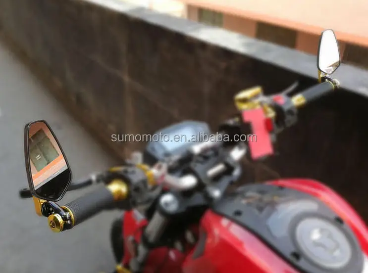 

Motorcycle Bar end Mirror for street bike sport bike cruiser with 22mm handle bar