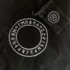 Руна викингов скатерть с рунами и камнями, сумка, черная надпись, Настольная Астрология для гадания, алтарь, амулет, знак