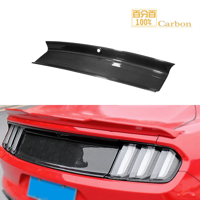

Dry Carbon Fiber Rear Lid Trunk Decklid Panel Cover For Mustang 2015 Trunk Boot Lid Panel