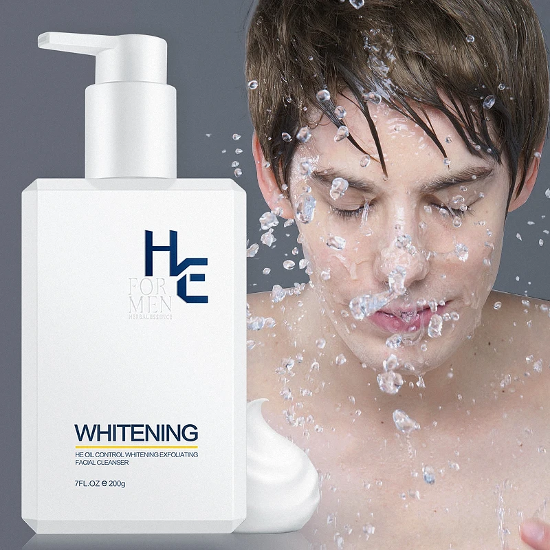 

1-Hearn Whitening Cleanser 200g Niacinamide Oil Control Moisturizing Deep Cleansing Decomposition Melanin Acne Men's Cleanser