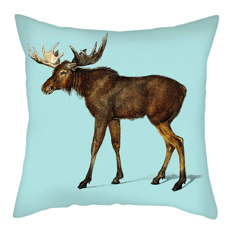 Рождественские наволочки TTLIFE с принтом оленя декоративные подушки Наволочки для