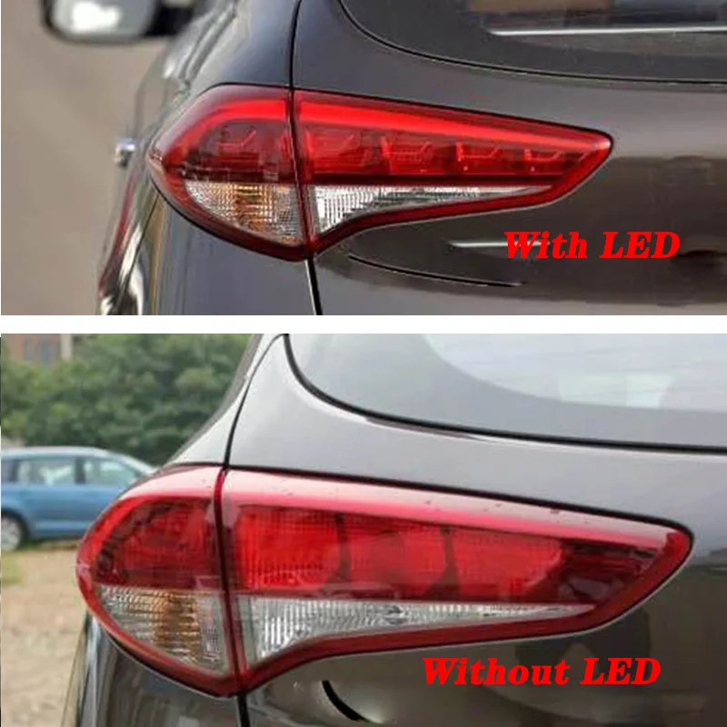 1 шт для hyundai tucson- сзади правой и левой внутренней и внешней стороне хвост светильник фонарь стоп-сигнала задний светильник Реверсивный светильник