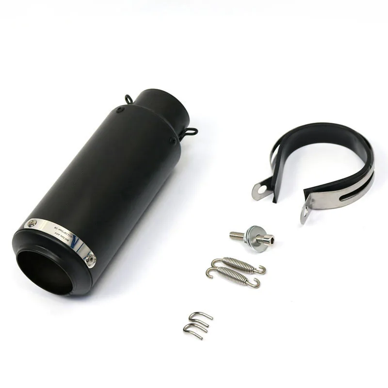 

51mm/60mm Motorcycle Exhaust Pipe SC Round Mouth Blue Black Z250r6 R1 Straight Exhaust Pipe for Motorcycle Sports Car