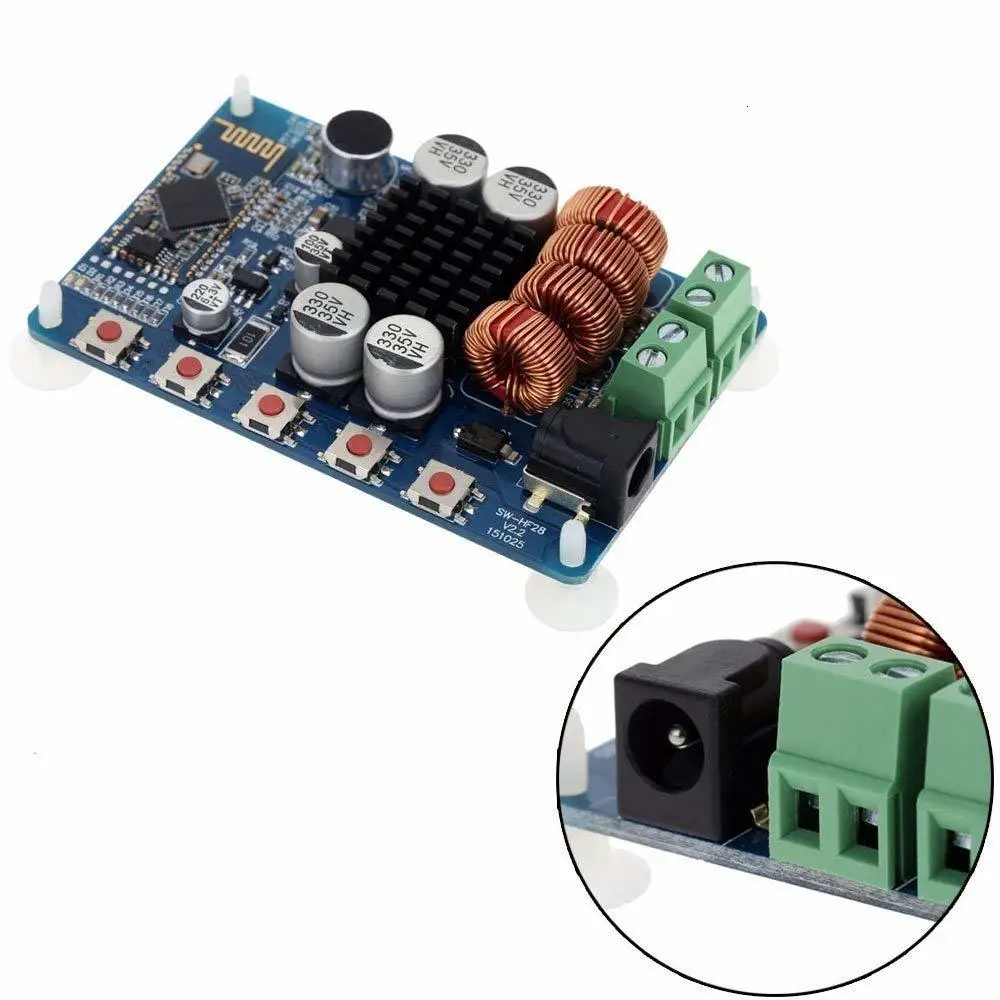 Tpa3116 Bluetooth 4 0 двухканальный 2x50 Вт стерео аудио приемник плата усилителя мощности