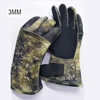 3mm cold proof unisex waterproof winter gloves cycling fluff warm touchscreen cold weather windproof anti slip diving gloves