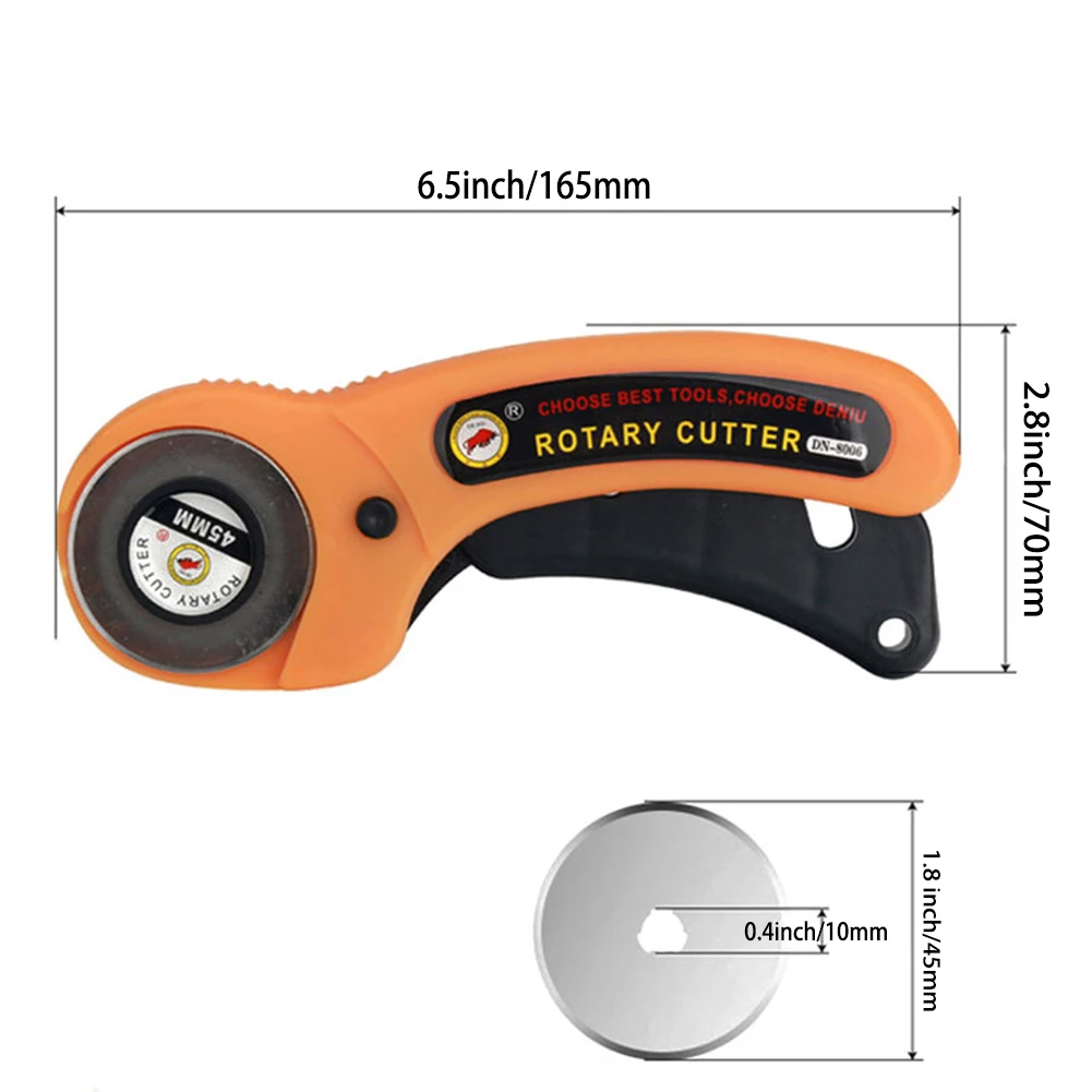 Ручная крутая круглая стильная Высококачественная 45 мм роторная режущая