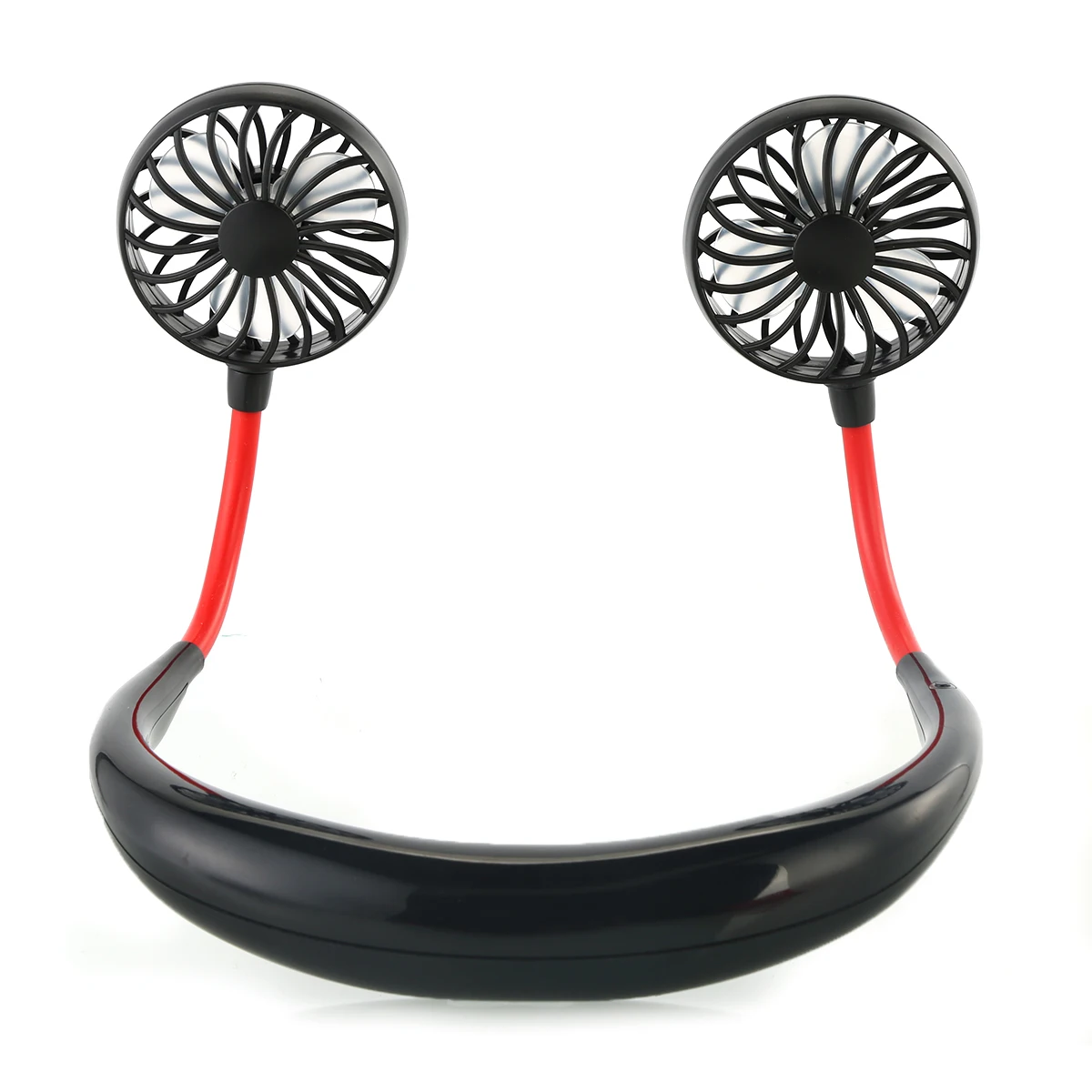 

Hand Free Mini Fan Portable Wearable USB Rechargeable Personal Neckband Fan with 3 Speed for Indoor Outdoor