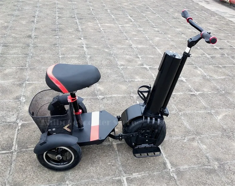 Daibot 3 колеса электрические самокаты самобалансирующиеся скутеры 10 дюймов 500 Вт 60 в одно колесо Электрический Одноколесный самокат Скутер, способный преодолевать Броды для взрослых