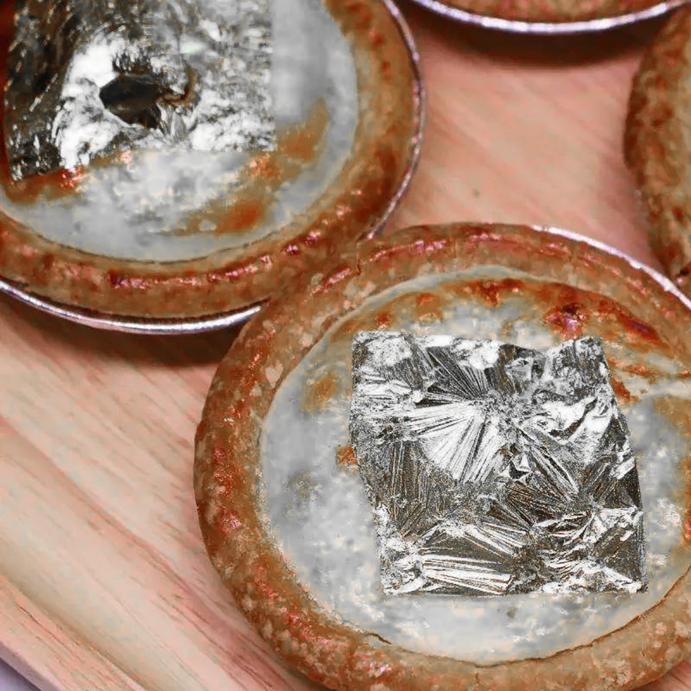 1 шт. инструменты для украшения торта съедобные натуральные хлопья из золотого и