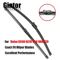gintor wiper front wiper blades for volvo xc60 xc70 v50 v60 v70 c30 c70 s40 s60 s80 windshield windscreen front window 2620