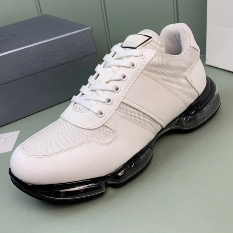 

Men Sports Shoes Lace Up Sneakers Casual Genuine Leather Brand Designer Fashion New Mesh Male Running Runaway Shoes Thick Sole