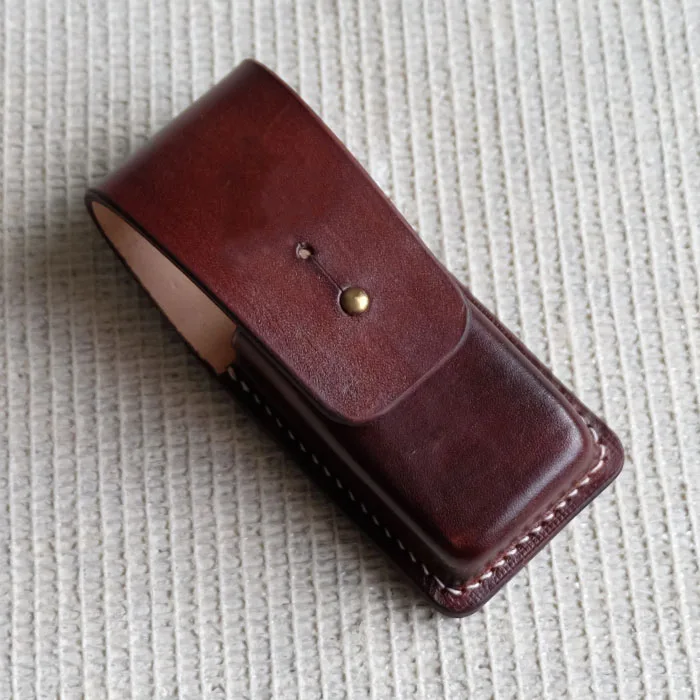 Дешево Чехол для кожаного ремня ручной работы, кожаный футляр, защитный чехол из растительного дубления для Lazerman, набор инструментов для наращиван...