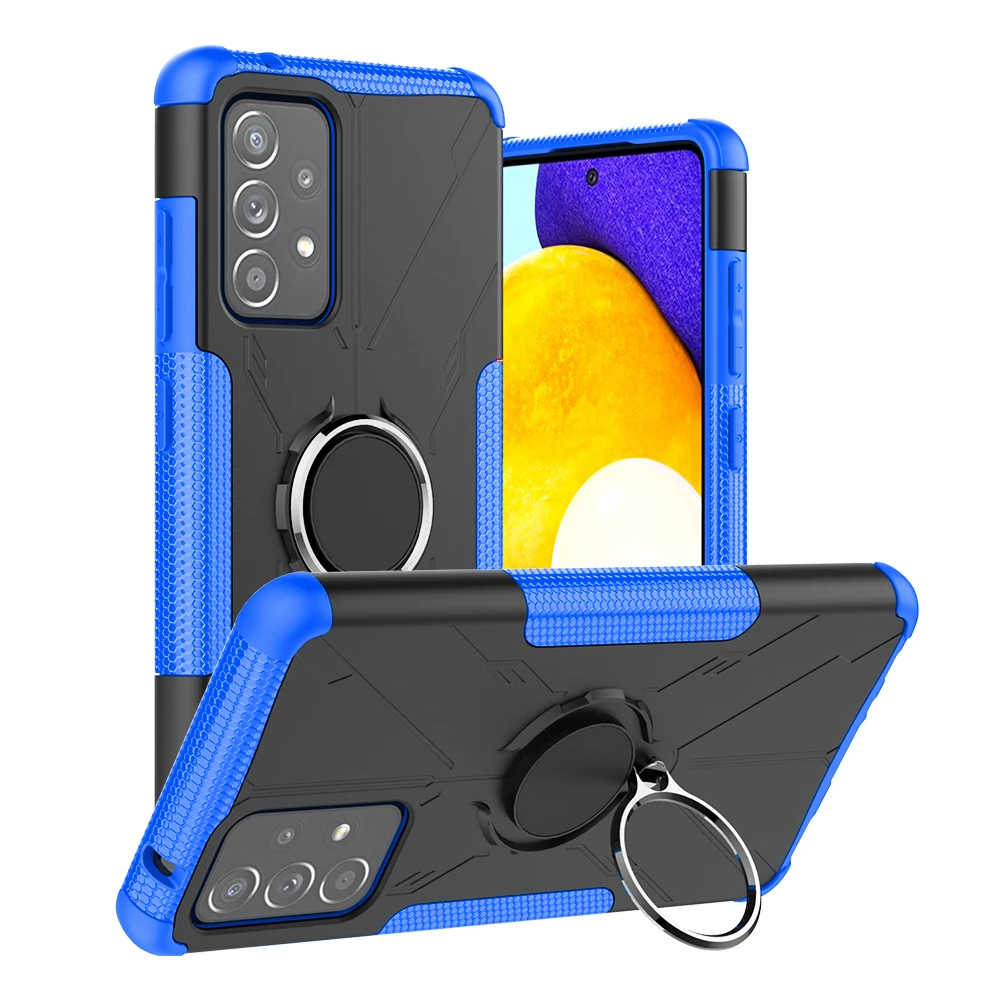 

For Samsung Galaxy Quantum 2 Case Cover Magnetic Ring Holder Stand Heavy Duty Shockproof Bumper Phone Case For Samsung Quantum 2