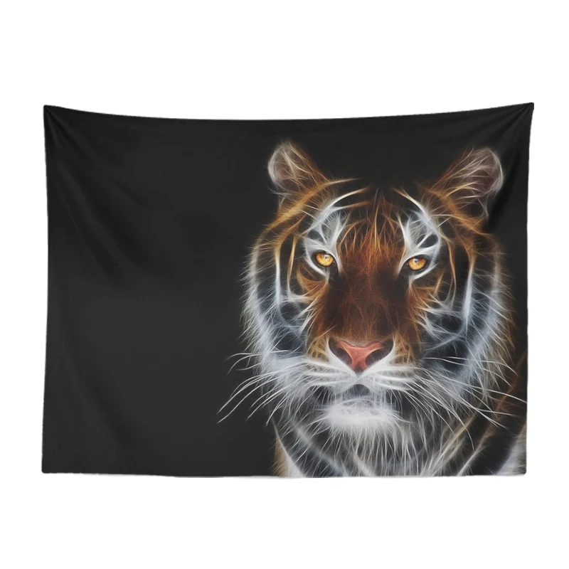 Милый гобелен на заказ с изображением Льва пустыни тигра леопарда животных