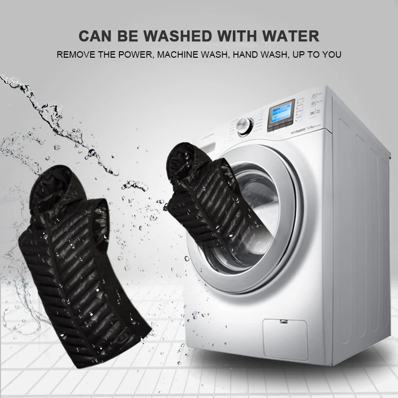 Женский жилет с капюшоном Snowwolf утепленный Электрический подогревом на