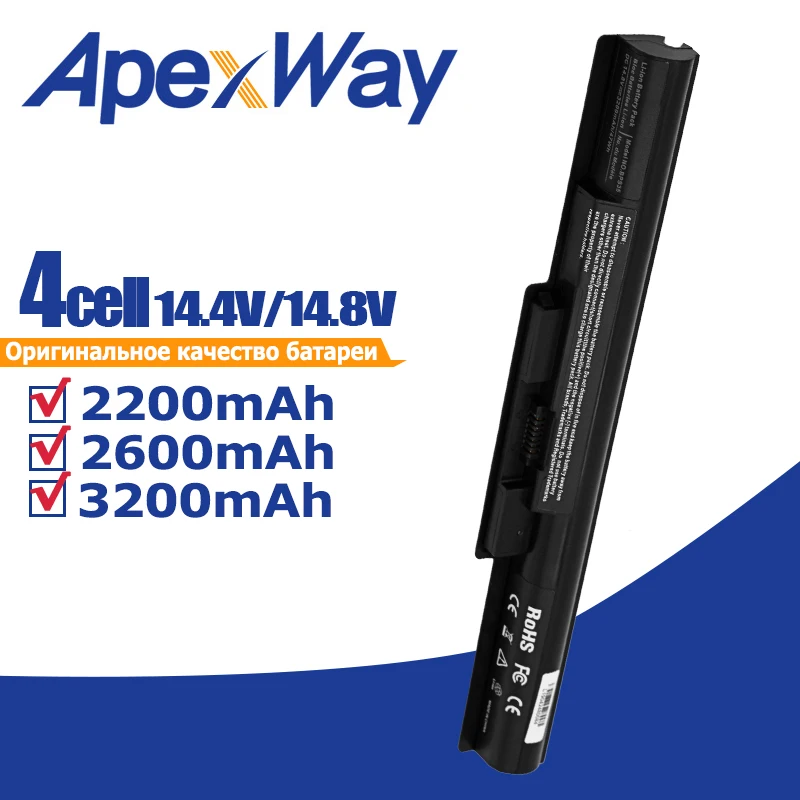 

Apexway VGP-BPS35A Laptop Battery For SONY Vaio Fit 14E 15E SVF1521A2E SVF15217SC SVF14215SC SVF15218SC SVF152A24T BPS35 BPS35A