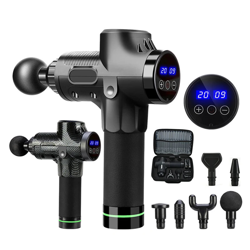 Массажер для мышц с ЖК-дисплеем инструмент глубокого массажа снятия боли в