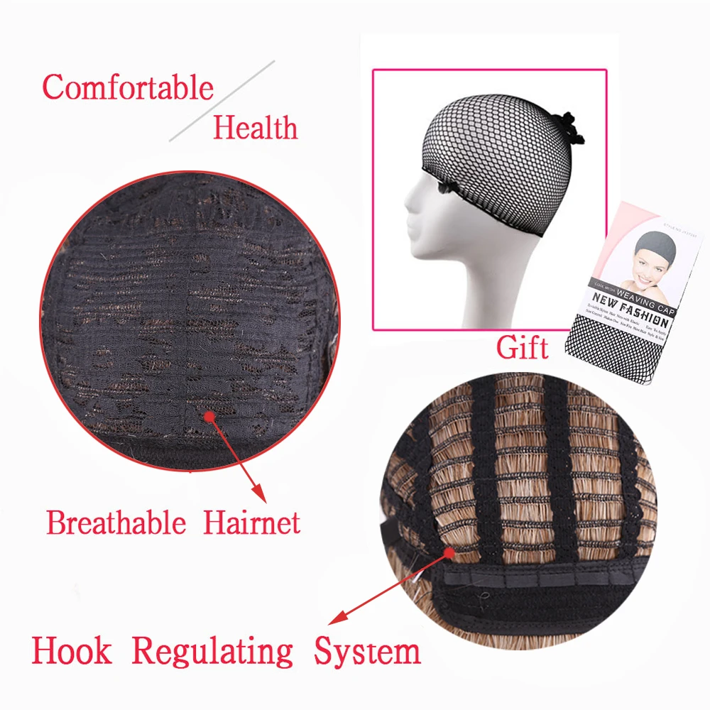 Amir Synthetic Brown Wig Short blonde Wigs Natural Wave Haircut Puffy Straight Hair Wigs for American Africa Women