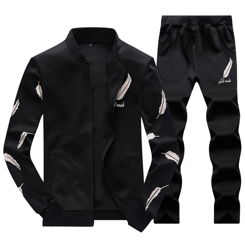 

2020 Autumn 2PC Hooded suits for Men Set Sportsuit Tracksuit Homme Sweat Sweatshirt Mens Hoodie+jogger Chandal Sudaderas Hombre