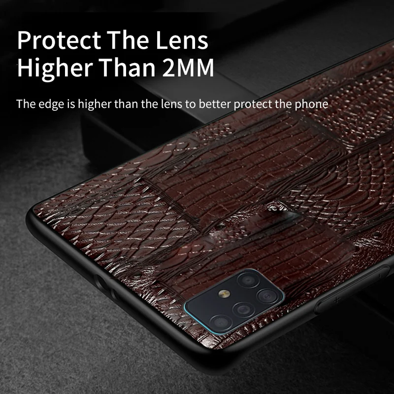 for samsung galaxy a72 a32 a52 5g ultra back cover genuine leather first layer cowhide a70 a71 a51plus 4g mobile phone case free global shipping