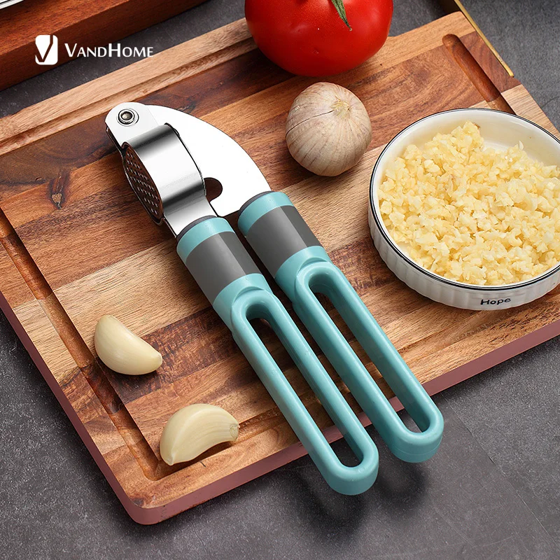 VandHome Пресс для чеснока из нержавеющей стали ручной измельчитель имбиря и с