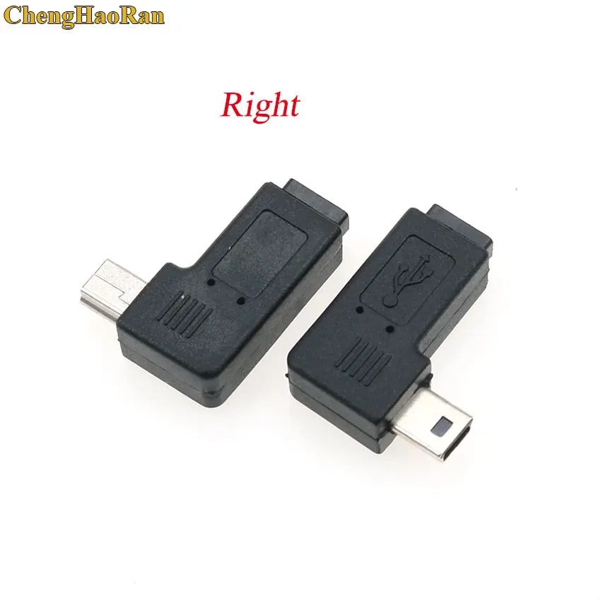 ChengHaoRan 50-200pcs Right Left Angle Mini USB Male 90 Degree to Micro Female Plug Adapters | Обустройство дома