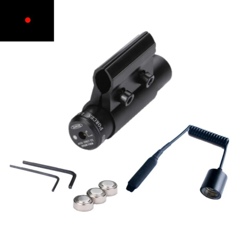 Тактический красный точечный прицел Регулируемый ласточкин хвост крепление для