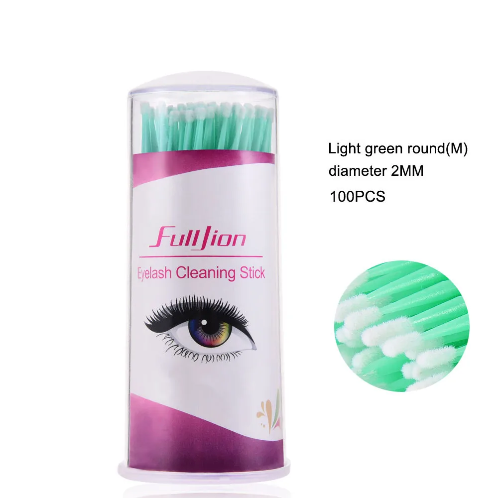 100 шт. одноразовые материалы зубные Аппликаторы Кисть для ресниц штукатурка тушь
