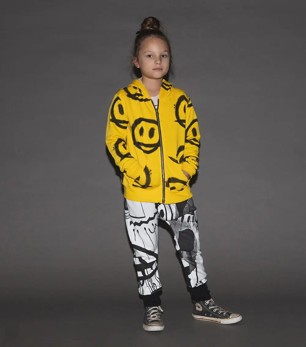 

Ins Autumn and Winter Nununu Series Boys and Girls Sports Fashion Fan Europe and America Ultra-Stretch Cotton Leggings Trousers