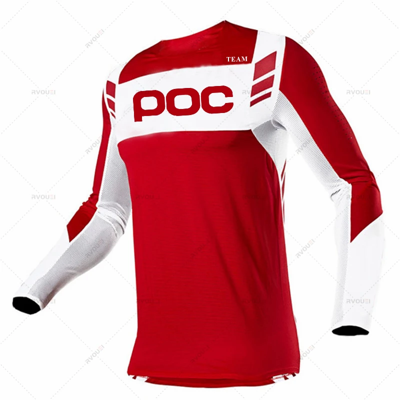 Команда POC 2021 Майо Мотокросс Велоспорт внедорожный велосипед MTB Джерси эндуро