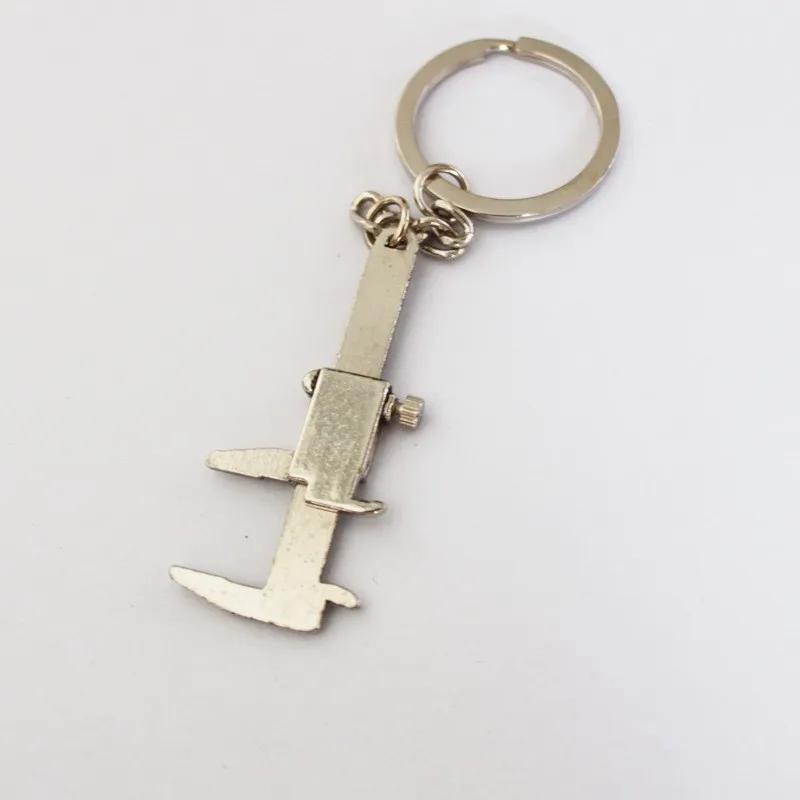 

New fashion car key mini vernier caliper keychain car turbo key chain wholesale