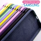 Милый Жидкий силиконовый чехол для Samsung Galaxy M31S A50S M31 M11 A51 A71 A31 M51 M21 A10 A30S A41 A11 A21S A50 A70