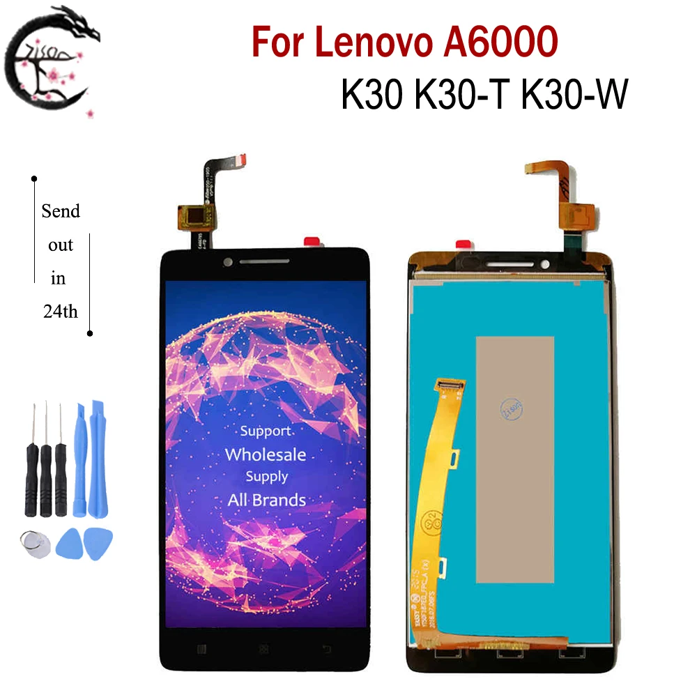 5 0 дюймовый ЖК дисплей для Lenovo A6000 K30 T W экран в полной комплектации сенсорный