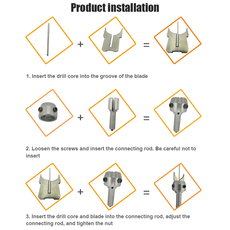 

Portable Wood Bead Maker Wooden Beads Drill Steel Rosary Polishing Drill Bits Set Durable Woodworking Tool 6-25mm LXH
