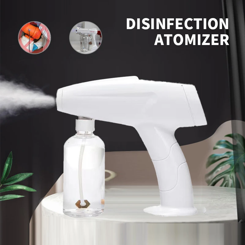 

250ML New Nano Steam Atomizing Fogging Disinfection Sprayer Gun Touch Screen Adjustable Gear For Home Kitchen Bathroom Tools
