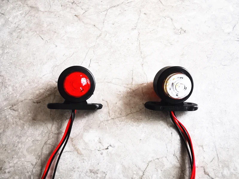 4x Car Truck LED Red White 12V 24V Side Marker external Light Outline Lamps car Accessories for SUV truck Caravan boat trailer | Автомобили