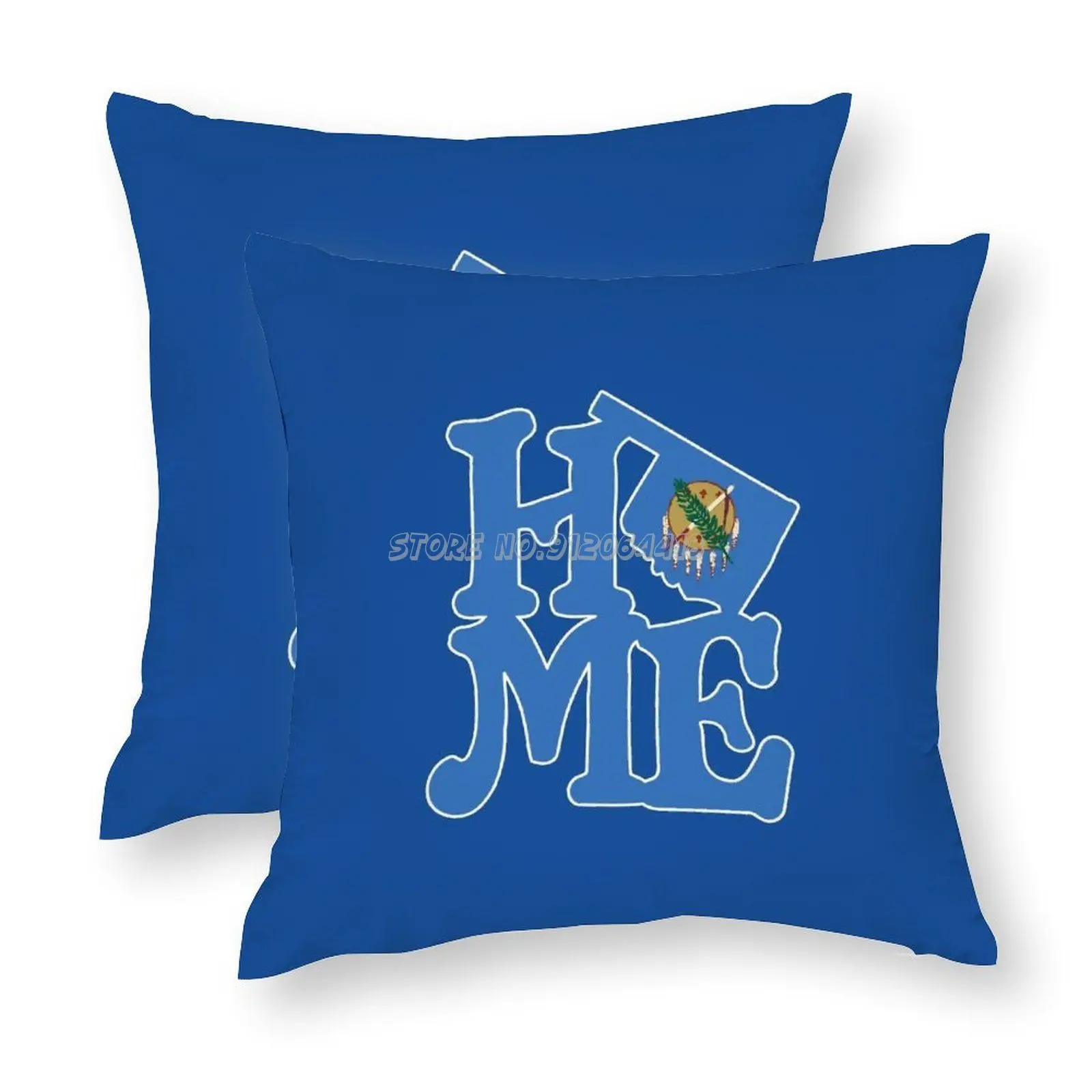 Домашняя Наволочка на подушку квадратную молнии чехол с изображением дома флага