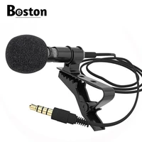 universal microphone clip tie collar for mobile phone speaking in lecture 1 5m3m bracket clip vocal audio lapel microphone