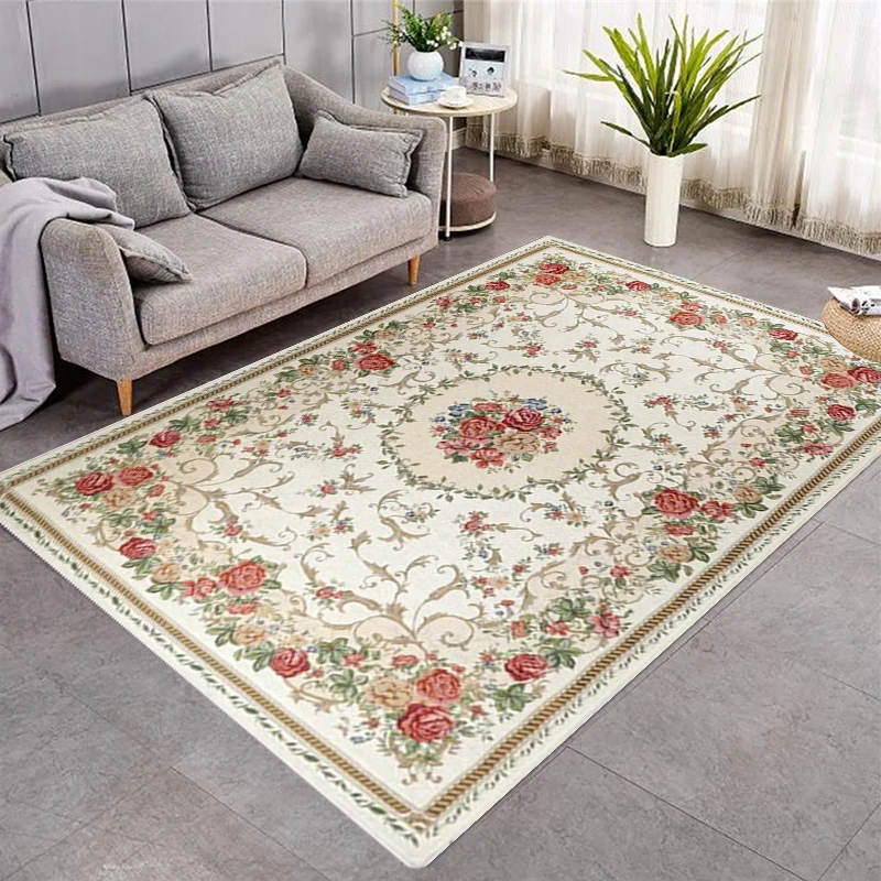 

Bohemia Rugs and Carpets for Home Living Room Play Study Mat for Room Decor Washable Rugs Bedroom Decor Area Rug Boho Rugs