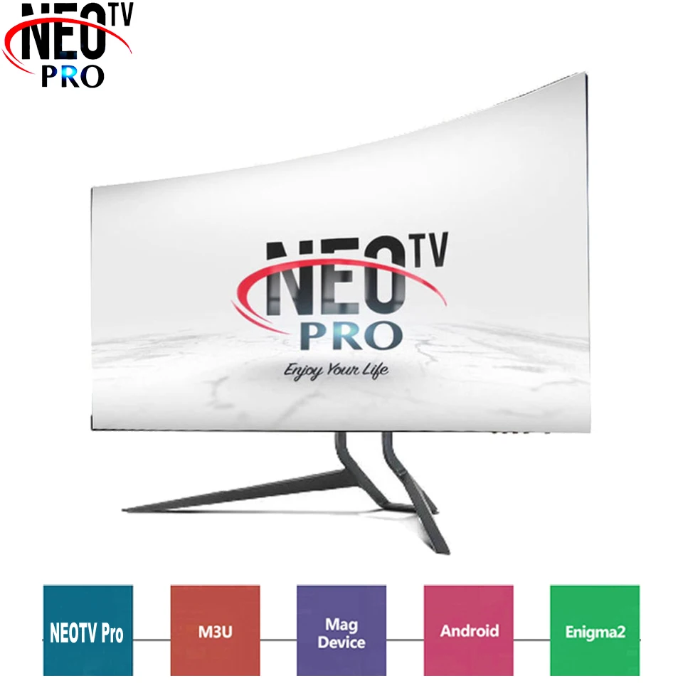 Нео ТВ про французский IP ТВ Abonnement Live tv французский арабский голландский Европа HD каналы Нео один год для Smart tv Mag Box Android