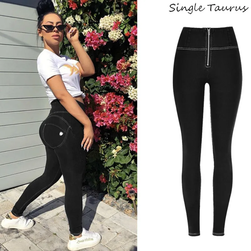 Женские джинсовые брюки с эффектом пуш-ап модные облегающие джинсы со значками