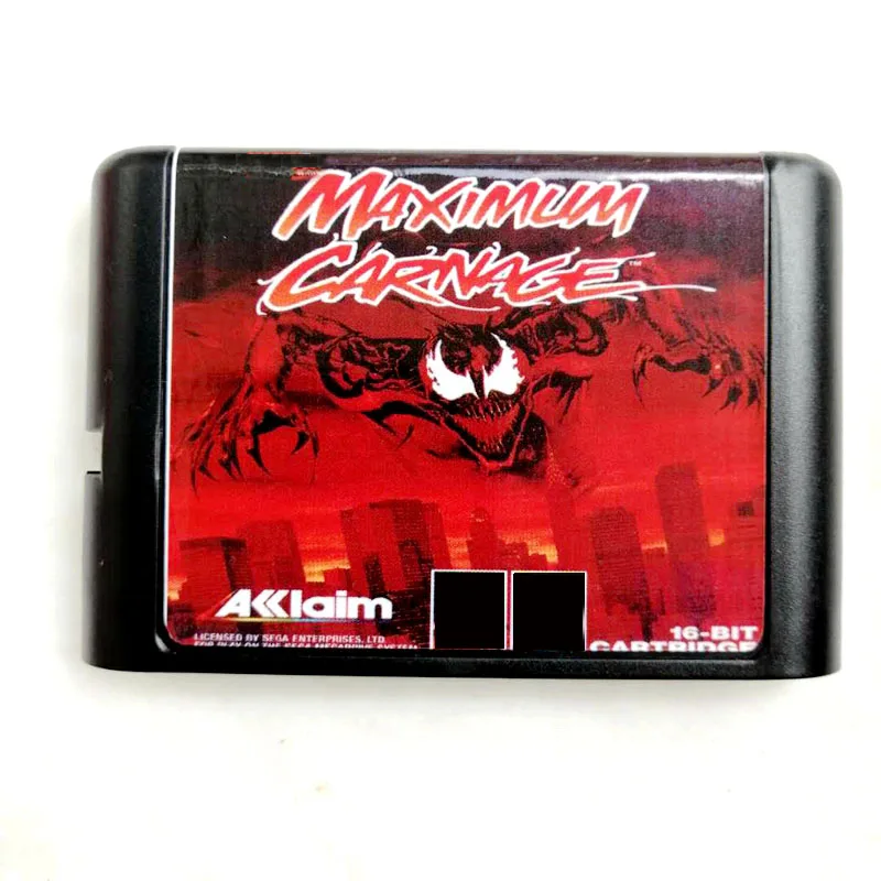 Карта памяти Venom 16 бит для Sega Mega Drive 2 SEGA Genesis Megadrive | Электроника