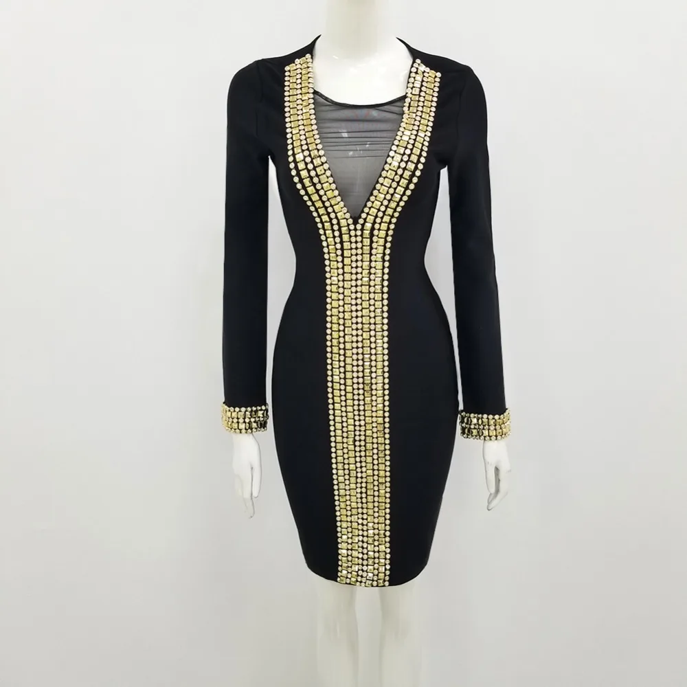 2019 новые женские модные черные вечерние платья с круглым вырезом и длинным