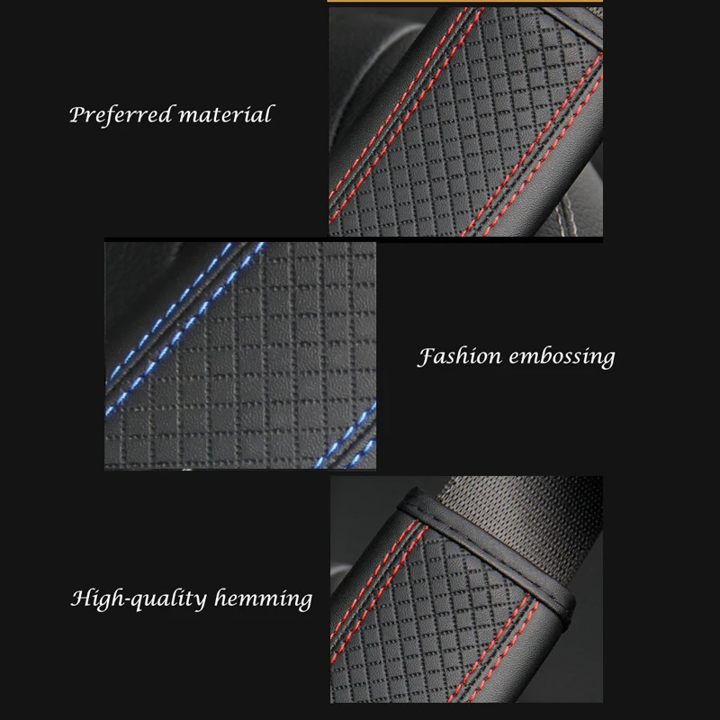 

Car Seat Cover, Seat Belt Protection Cover, Leather Embossed Design Shoulder Pad, Soft and Comfortable Seat Belt Shoulder Cover