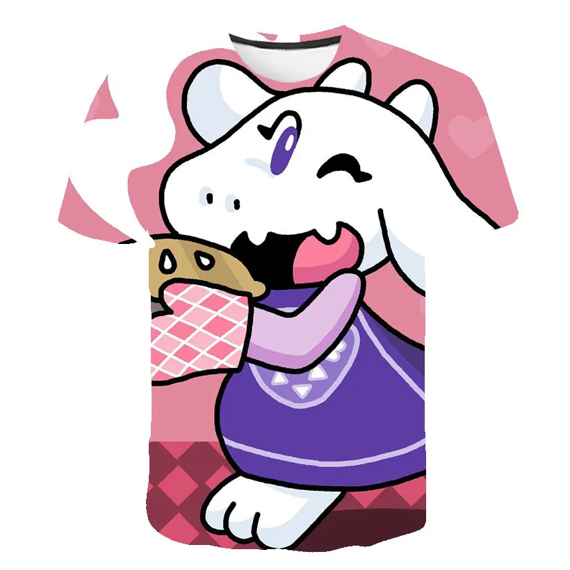 

Tshirt Summer Clothes Short Sleeve Shirt Harajuku Boys Oversized T-Shirt Game Print T-Shirt Cartoon Fashion Children TopsTshirt