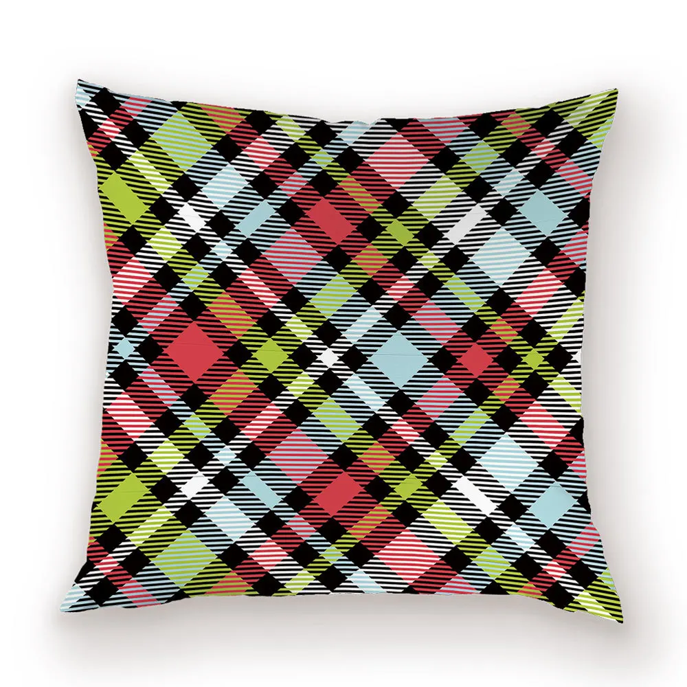 Скандинавские геометрические наволочки чехол для подушки бохо в полоску дома