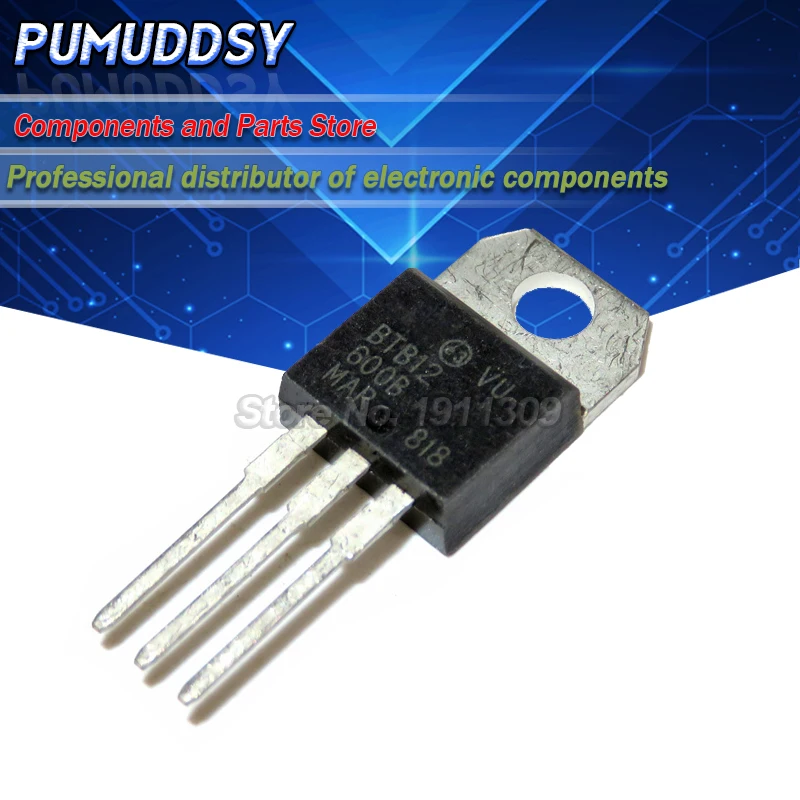 10 шт. BTB12 600B 600BW 600V 12A 220 двунаправленный контрольный тиристорный IC|Транзисторы| |