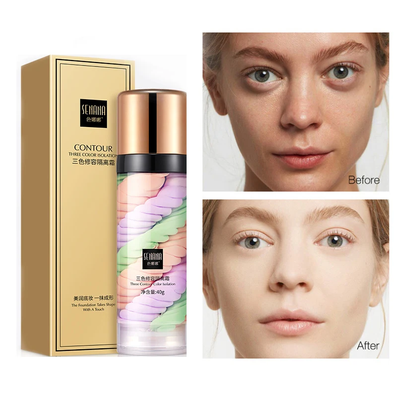 Трехцветный смешанный изоляционный лосьон заполняющий поры Осветляющий