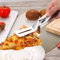multifunctional stainless steel food flipping steak clamps 3 in 1 cooking tong double sided spatula spatula tongs clip beefsteak