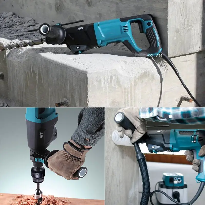 

HR2631F Electric Pickaxe Hammer High Power Industrial Grade Concrete Electric Drill Three-in-One Multifunctional Power Tool